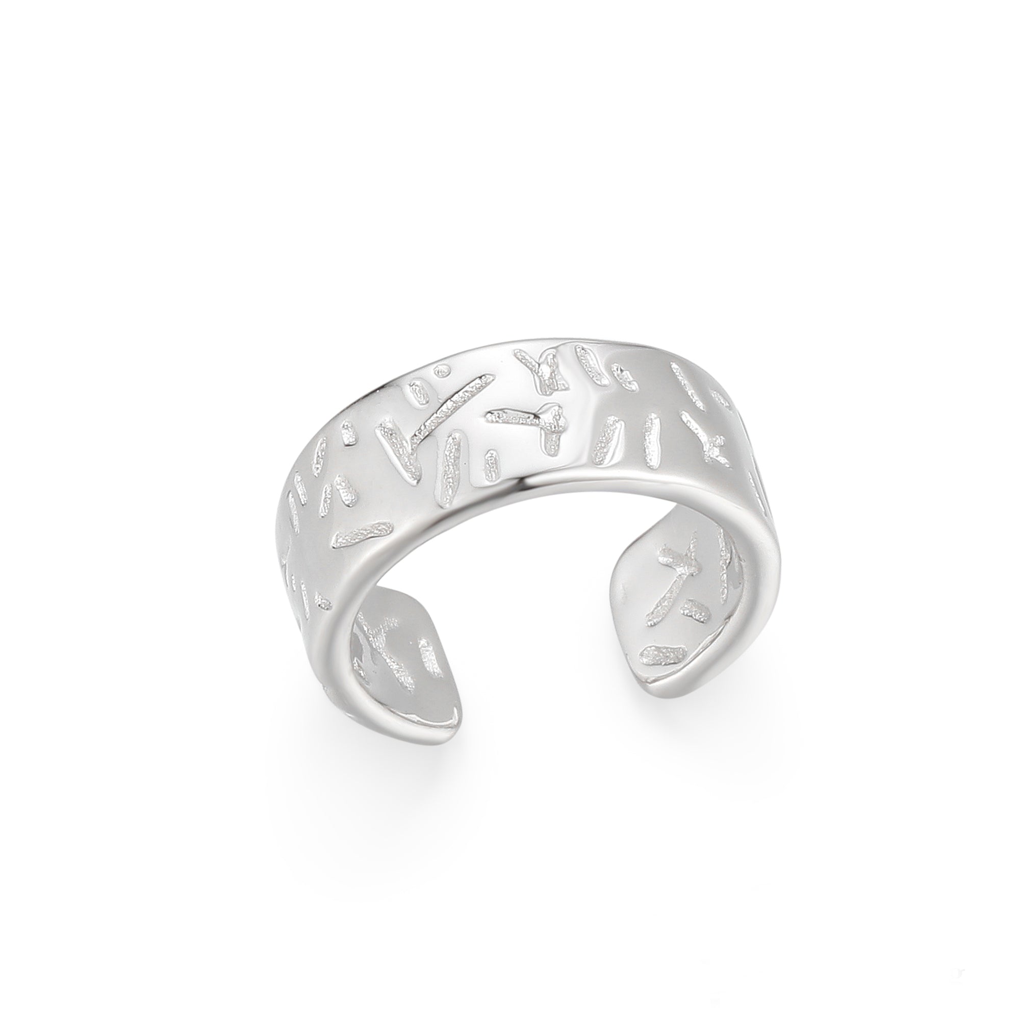 Gloria Hope Silver Ear Cuff