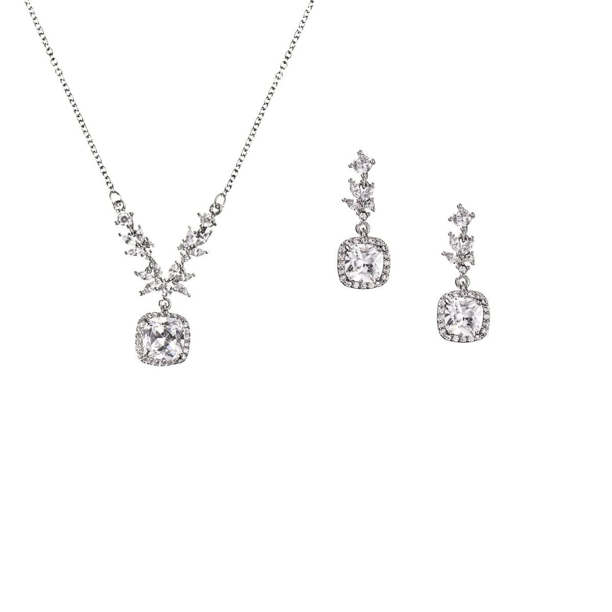 Gloria Hope Jewelry Set White