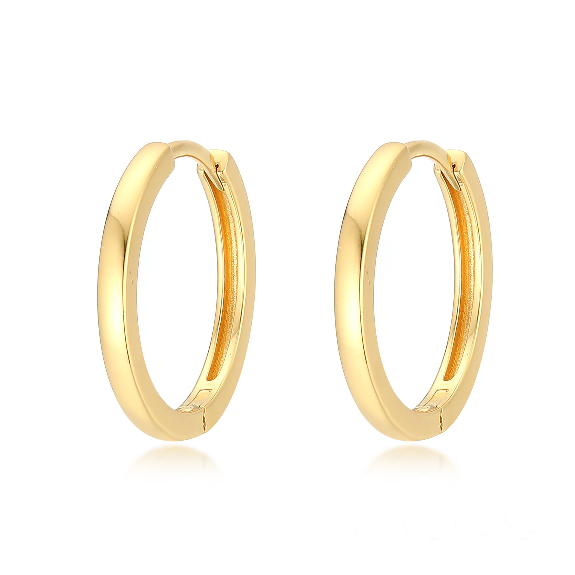 Gloria Hope K18 Vermeil Hoop Earrings