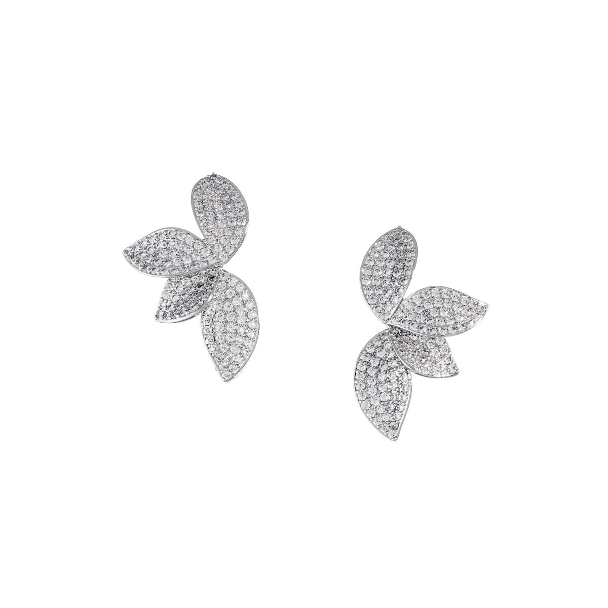 Gloria Hope Earrings With White Zircons